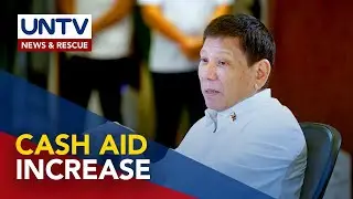 President Duterte raises monthly cash aid for poor families to P500