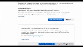 Download and install vCenter Server root certificates to avoid Web Browser certificate warnings