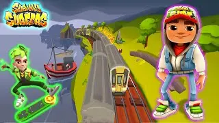 SUBWAY SURFERS GAMEPLAY PC HD 2024 - EASTER IRELAND -  DARK JAKE, LUCKY -  IRELAND SURFER
