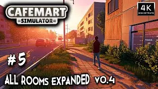 Cafemart Simulator All Room Expanded Early Access New Update v0.4 Gameplay Longplay NoCommentary #5