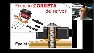 Qual é a fixação CORRETA de Servos EP # 132