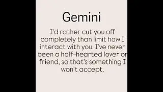 YOU Versus Them   Gemini You Can't take it Anymore January 25th to February 1st 2026 Oh my whom it