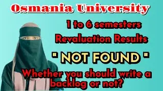 Degree revaluation Results not found 💯✅️ whether to write backlog or not? Is any chance to get pass?