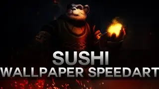 Sushi wallpaper speedart