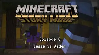 Minecraft story mode - Reggie punch Aiden + react Lukas