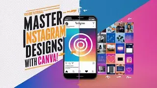 Master Instagram post design tutorial video with Canva#instagram #thumbnail #bts #design