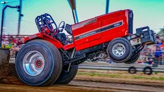 Wild Tractor Pulling Light Pro/Limited Pro Tractors! Idaville, IN August 2025 Indiana Pulling League