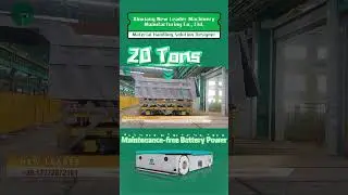 Customized Dual Wheel System Electric Railway Transfer Trolley #tech #machinetransport #automobile