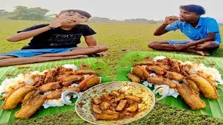 BIG SIZE PORK Piece // Forest Area Cooking & Eating // Assam Eating Show 