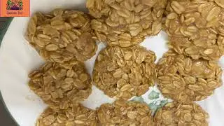Oats Cookies | Soft & Chewy Oatmeal Cookies | No Bake Cookies |