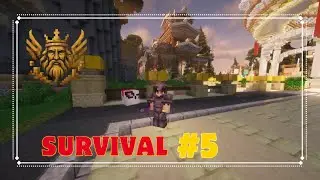 TERMINANDO EL TERRENO de LA GRANJA en MINECRAFT SURVIVAL (SERVER de VEGETTA Y WILLYREX) #5