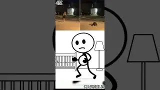 Viral Labor Sprint Gone Wrong 🏃&zwj;♀️💥| Stickwoman Takes the Fall Comically 🤰| Parenting #usa #motivat