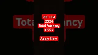#SSC CGL 2024 NOTIFICATION OUT