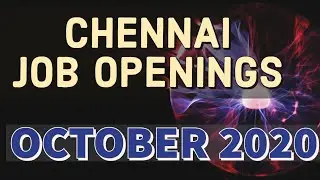 Jobs In Chennai October 2020|Latest Jobs In Chennai|Freshers Jobs In Chennai|IT Jobs In Chennai 2020