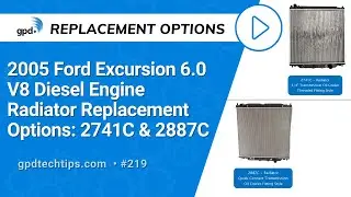 2005 Ford Excursion 6.0 Diesel Engine Radiator Replacement Options