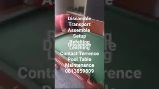 Refelting Pool Tables in Gauteng and Western Cape
