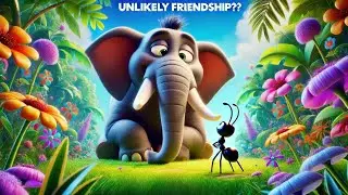 The Elephant and the Ant &ndash; An Unlikely Friendship | Calming Bedtime Moral Stories for Toddlers