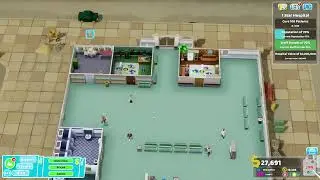 TWO POINT HOSPITAL - Rotting Hill Playthrough (1 Star) Part 17 - Staff Morale is the Key!