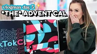 Распаковка адвент-календаря TikTok *Под вопросом???* | VLOGMAS ДЕНЬ 5