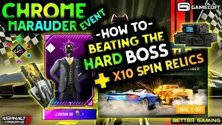 BEATING the Main Boss? 👻 Chrome Marauder Event | Relics Spin for Jesko Absolut | Asphalt 8 Update73