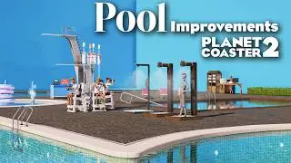 Pools are BORING in Planet Coaster 2, lets fix this!