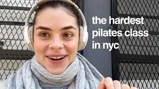I tried the hardest pilates class in new york | WEEK OF WORKOUTS IN NY