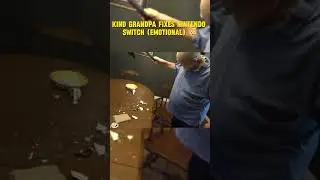 Kind Grandpa Fixes Nintendo Switch (Emotional)🥲#viral #shorts #youtubeshorts #shortvideo #grandpa