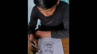 mr indian hacker realistic drawing 🔥🗿#mrindiahacker #trending #viral #shorts #youtubeshorts #drawing