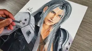 Drawing Sephiroth - Timelapse