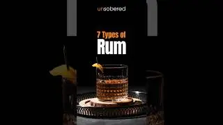 7 types of rum #drinkresponsibly #youtubeshorts #alcohol #rum #typeof #ytshorts