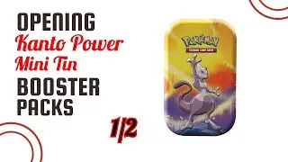 Pokemon TCG Kanto Power Mini Tin Opening 1/2