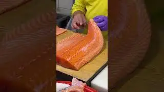 Tips and tips for cutting salmon quickly and perfectly hd
