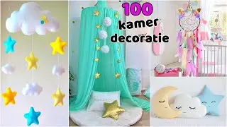 100 DIY KAMER DECORATIE IDEEN WAAR JE DOL OP ZAL ZIJN