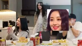 YUNJIN AND KAZUHA TRYING BRITISH FOOD WITH JOSH AND OLLIE. funny moments