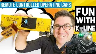 Bring FUN back to O-Gauge!  Remote Operated Train Cars from K-Line, Lionel, and Bachmann