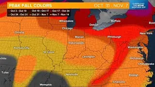 Indiana mid-October fall foliage update