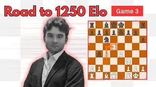 Scotch Gambit vs Instant Resignation | Road to 1250 Elo | Game 3