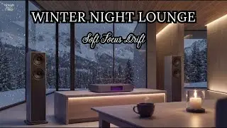 🎷 Escape Daily Stress | ASMR Jazz Lounge Snowy Night Improve Focus Study Relaxation Mood