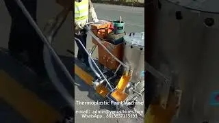 Road Marking Machine Demo | Durable Thermoplastic & Cold Paint Models