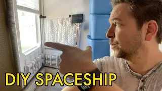 I built a DIY spaceship set in my garage