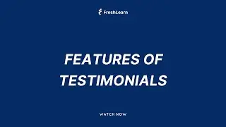 Features of Testimonials
