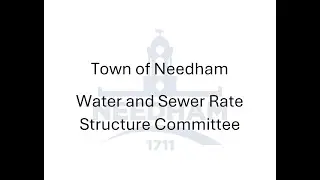 Water and Sewer Rate Structure Committee 12/04/2025