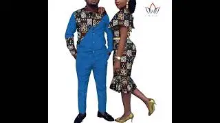 Elegant African Couple  Outfits   