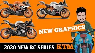 KTM RC NEW GRAPHICS 2020 | RC-125 | RC-200 | RC-390|| NEW COLOURS