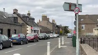 🏴󠁧󠁢󠁳󠁣󠁴󠁿walking in Letham Village#we walking back to center Letham area#on the way by moo