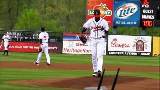 Rome Braves Prospect Carlos Perez.