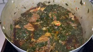 Cook With Me Efo Riro For My Asmr | Mukbang | Vegetable Soup | African Food |
