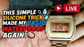 This Simple Silicone Trick Made My Casio Waterproof Again! | Casio B540W Repair Test