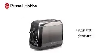 Midnight Toaster 360&deg; RHT82BKF - Russell Hobbs
