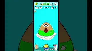 Jogando Pou com ele consono (se escreva(